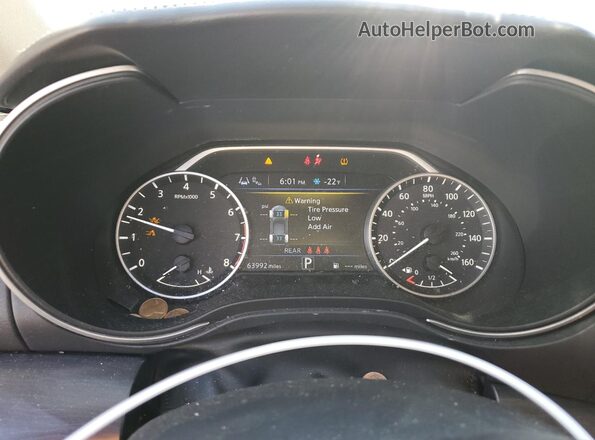 1N4AA6FV2PC509335 2023 NISSAN MAXIMA PLATINUM White Instrument cluster view