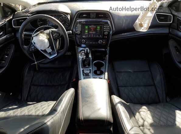 1N4AA6FV2PC509335 2023 NISSAN MAXIMA PLATINUM White Dashboard view