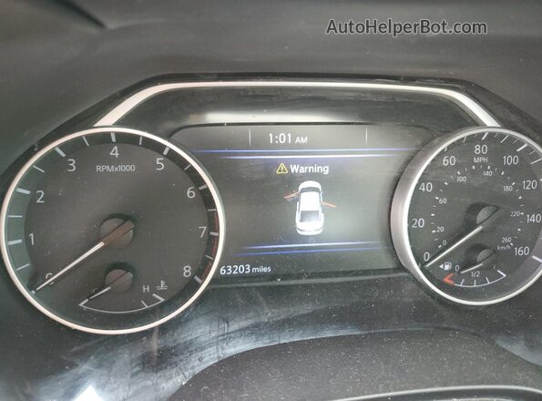 1N4AA6FV5PC503917 2023 NISSAN MAXIMA PLATINUM White Vista del cuadro de instrumentos