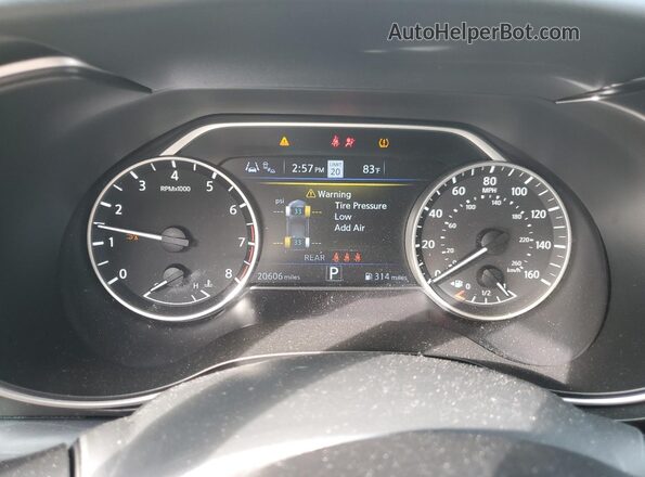 1N4AA6FV5PC513024 2023 NISSAN MAXIMA PLATINUM White Instrument cluster view