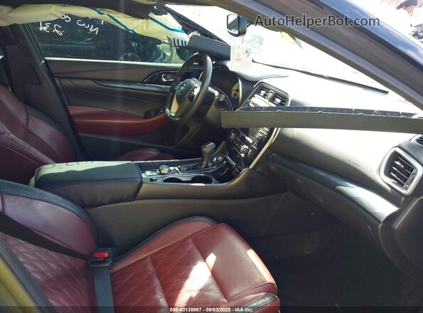 1N4AA6FV6MC507356 2021 NISSAN MAXIMA PLATINUM Black Front interior view
