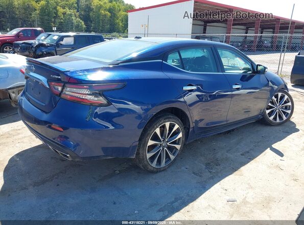 1N4AA6FV6MC513237 2021 NISSAN MAXIMA PLATINUM Blue Rear right