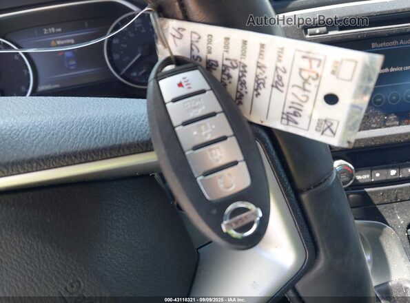 1N4AA6FV6MC513237 2021 NISSAN MAXIMA PLATINUM Blue Dashboard view