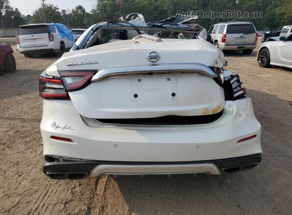 1N4AA6FV9MC512101 2021 NISSAN MAXIMA PLATINUM White Вид ззаду
