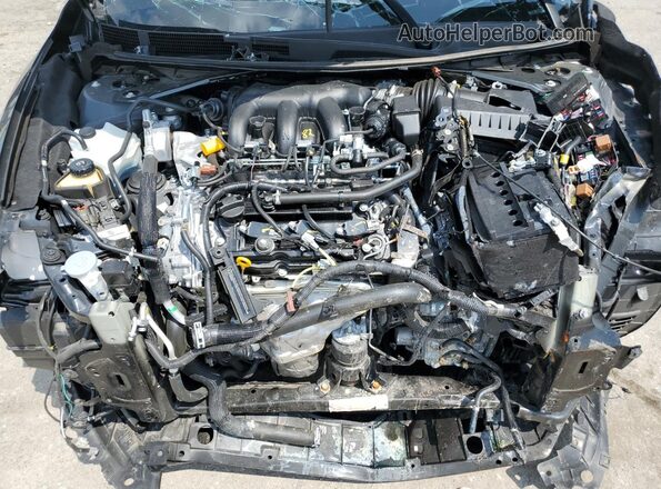 1N4AA6FVXPC507459 2023 NISSAN MAXIMA PLATINUM Black Vista del compartimento del motor