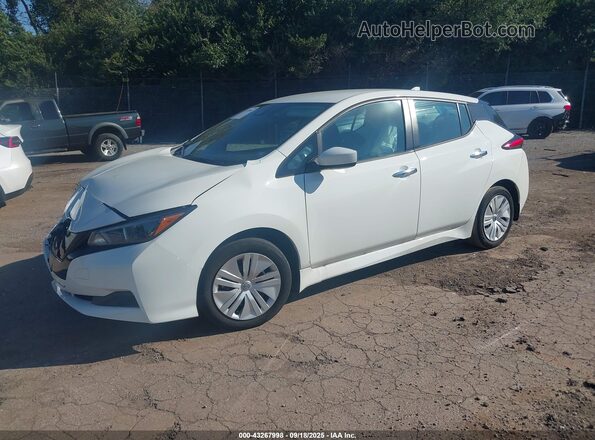 1N4AZ1BV3PC561168 2023 NISSAN LEAF White Vista tres cuartos delantera izquierda