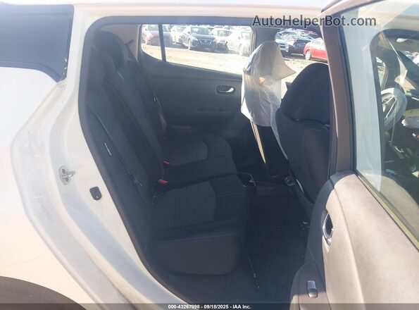 1N4AZ1BV3PC561168 2023 NISSAN LEAF White Vista de la etiqueta del VIN