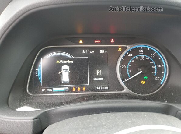 1N4AZ1BV3SC559395 2025 NISSAN LEAF Blue 