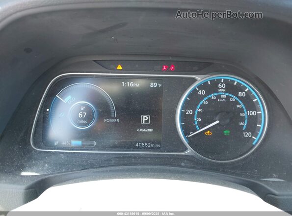 1N4AZ1CV4MC554224 2021 NISSAN LEAF Серебряный Вид задних сидений