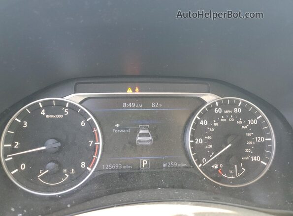 1N4BL4BV1KC169239 2019 NISSAN ALTIMA Gray Սարքավորումների վահանակի տեսք
