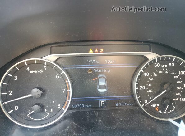 1N4BL4BV8LC174245 2020 NISSAN ALTIMA Черный Вид щитка приборов
