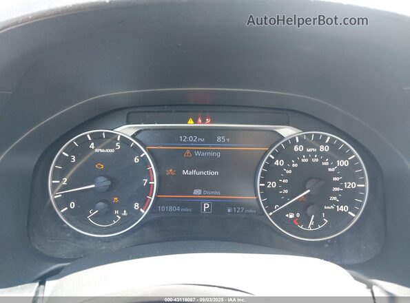 1N4BL4BV9LC209343 2020 NISSAN ALTIMA Черный Вид задних сидений