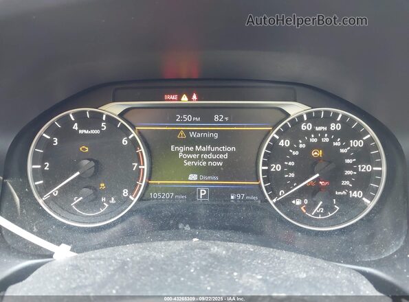1N4BL4BVXLC197915 2020 NISSAN ALTIMA Blue უკანა სავარძლების ხედი