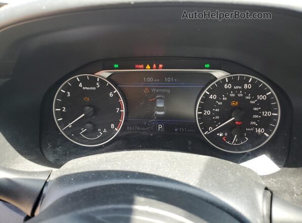 1N4BL4CV0KC126252 2019 NISSAN ALTIMA Gray Widok zestawu wskaźników