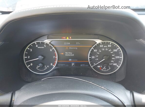 1N4BL4CV3LC234348 2020 NISSAN ALTIMA Black Widok tylnych siedzeń