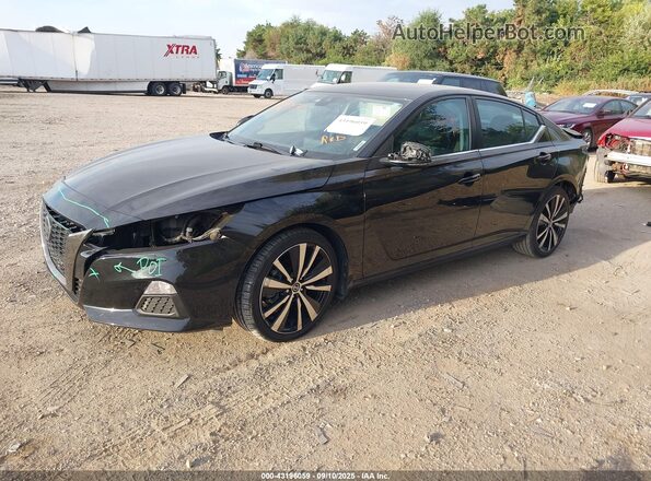 1N4BL4CV3MN340451 2021 NISSAN ALTIMA Black წინა მარცხენა ხედი სამი მეოთხედიდან
