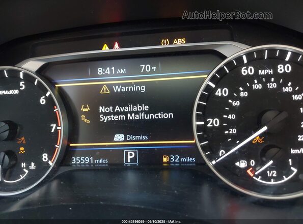 1N4BL4CV3MN340451 2021 NISSAN ALTIMA Black უკანა სავარძლების ხედი