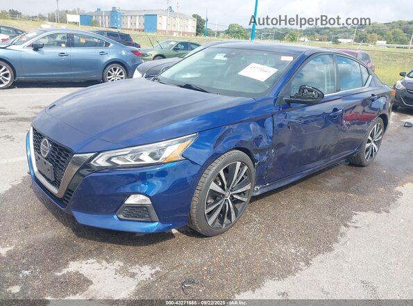 1N4BL4CV8MN337447 2021 NISSAN ALTIMA Blue Vista tres cuartos delantera izquierda