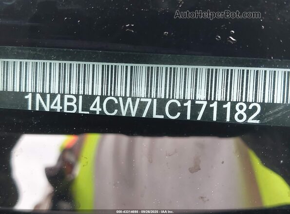 1N4BL4CW7LC171182 2020 NISSAN ALTIMA Gray 