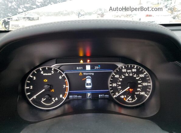 1N4BL4EV6LC136024 2020 NISSAN ALTIMA Blue ხელსაწყოთა პანელის ხედი