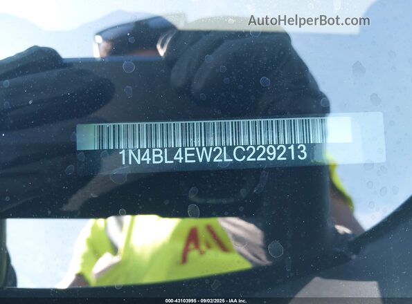 1N4BL4EW2LC229213 2020 NISSAN ALTIMA Черный 