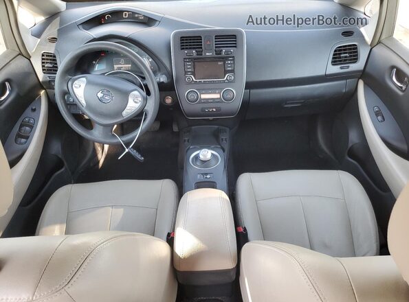 1N4BZ0CP9HC300191 2017 NISSAN LEAF White 