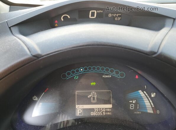 1N4BZ0CP9HC300191 2017 NISSAN LEAF White 