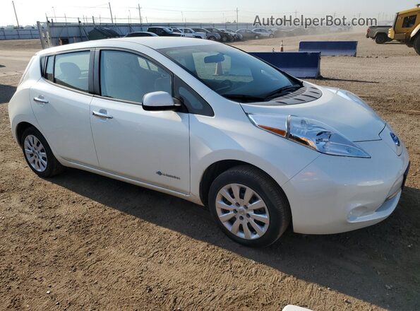 1N4BZ0CP9HC300191 2017 NISSAN LEAF White 