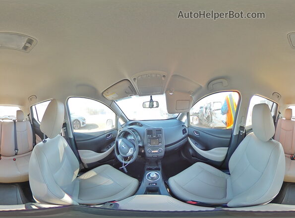 1N4BZ0CP9HC300191 2017 NISSAN LEAF White 