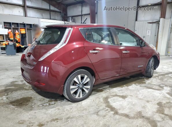 1N4BZ0CPXHC311474 2017 NISSAN LEAF Бордовый 
