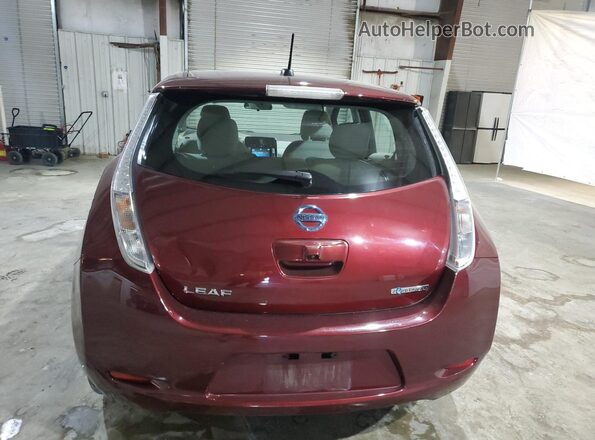 1N4BZ0CPXHC311474 2017 NISSAN LEAF Бордовый 
