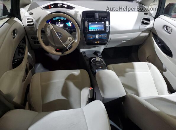1N4BZ0CPXHC311474 2017 NISSAN LEAF Бордовый 