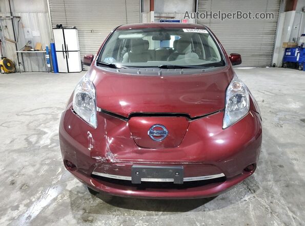 1N4BZ0CPXHC311474 2017 NISSAN LEAF Бордовый 