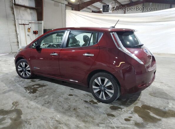 1N4BZ0CPXHC311474 2017 NISSAN LEAF Бордовый 