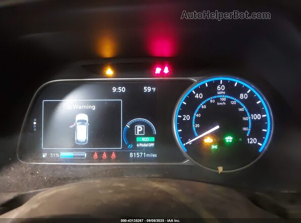 1N4BZ1BV6NC553003 2022 NISSAN LEAF Silver Հետևի նստատեղերի տեսք