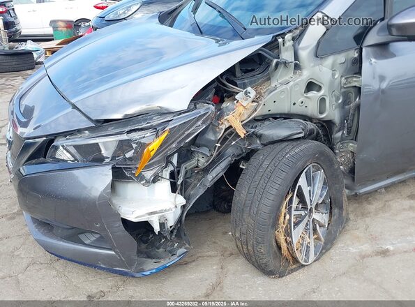 1N4BZ1BV8NC554041 2022 NISSAN LEAF Gray წინა ხედი