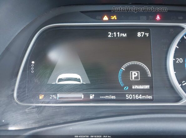 1N4BZ1CP8LC305123 2020 NISSAN LEAF Silver 