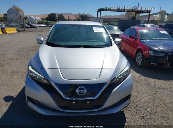 1N4BZ1CP8LC305123 2020 NISSAN LEAF Silver Instrument cluster view