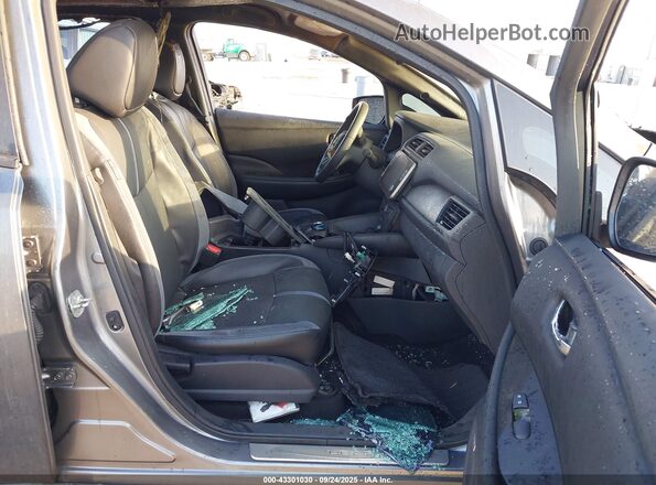 1N4BZ1DV2MC553768 2021 NISSAN LEAF Gray Вид салону спереду