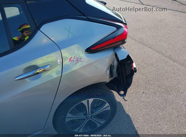 1N4BZ1DV9MC553329 2021 NISSAN LEAF Silver Вид спереду