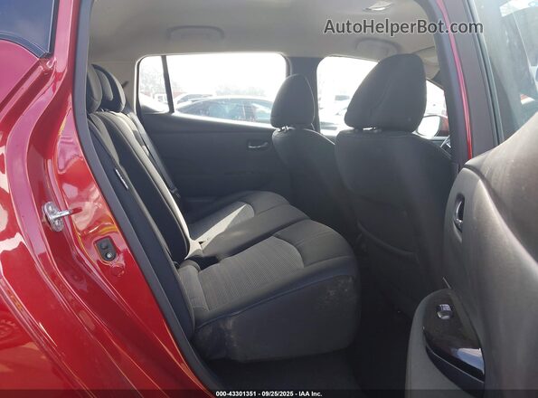 1N4CZ1CV5RC554118 2024 NISSAN LEAF Red Widok naklejki z numerem VIN