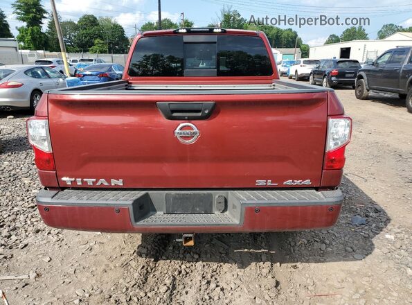 1N6AA1E50JN525945 2018 NISSAN TITAN Бордовый 