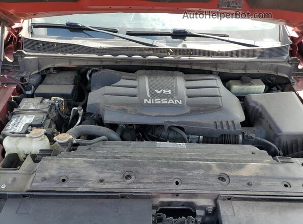 1N6AA1E50JN525945 2018 NISSAN TITAN Бордовый 
