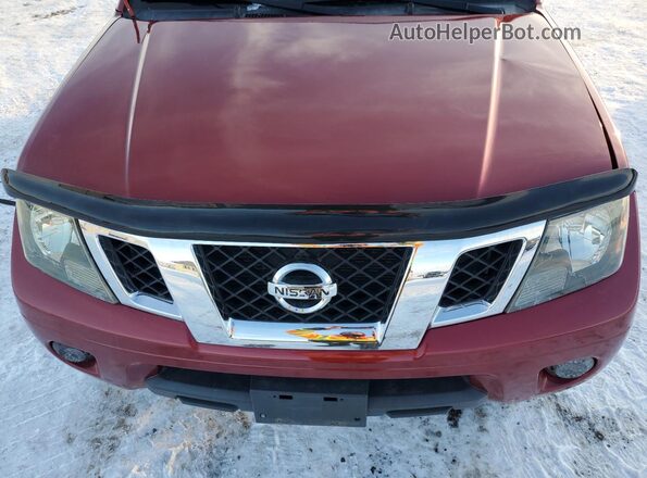 1N6AD0EV2KN735045 2019 NISSAN FRONTIER Red Widok wnętrza z tyłu