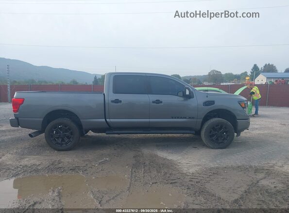 1N6BA1F45JN530004 2018 NISSAN TITAN XD Gray Rear interior view