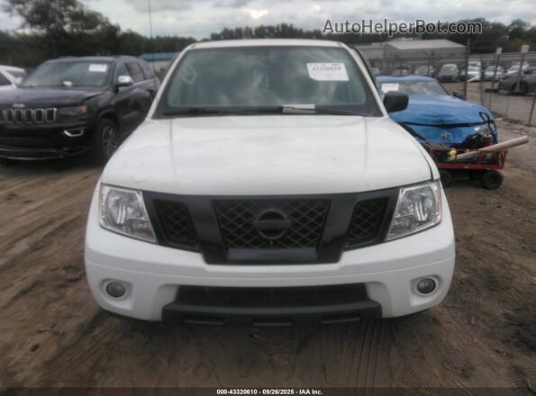 1N6ED0EB1MN714987 2021 NISSAN FRONTIER White Instrument cluster view
