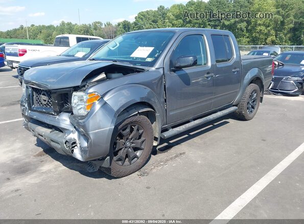 1N6ED0EB2MN713637 2021 NISSAN FRONTIER Серый Передняя левая четверть