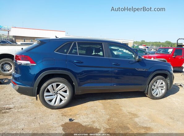 1V21E2CA2LC226998 2020 VOLKSWAGEN ATLAS Blue უკანა სალონის ხედი