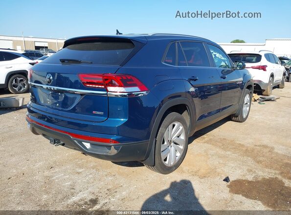1V21E2CA2LC226998 2020 VOLKSWAGEN ATLAS Blue უკანა მარჯვენა