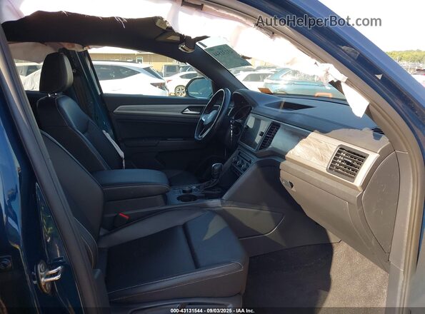 1V21E2CA2LC226998 2020 VOLKSWAGEN ATLAS Blue წინა სალონის ხედი
